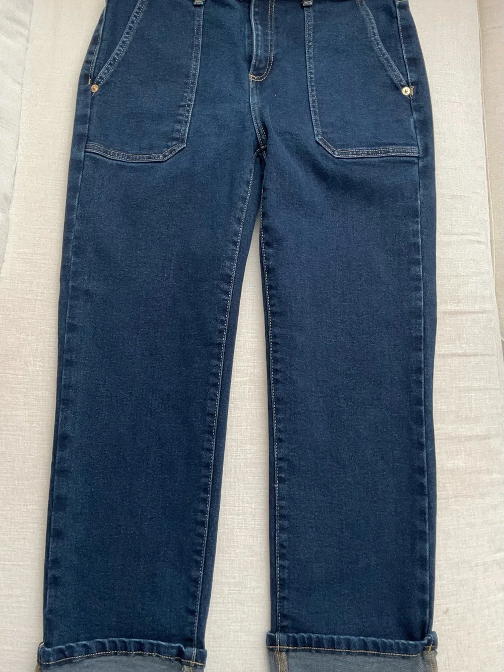 Michael Kors Dark Wash Denim Women’s Jeans - Picture 3 of 8